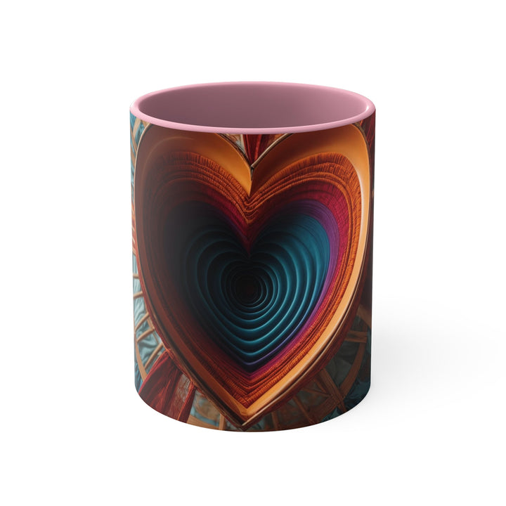 Infinite Heart Canopy - Accent Coffee Mug - Mug - g(0D·IO) - Pink - 11oz -