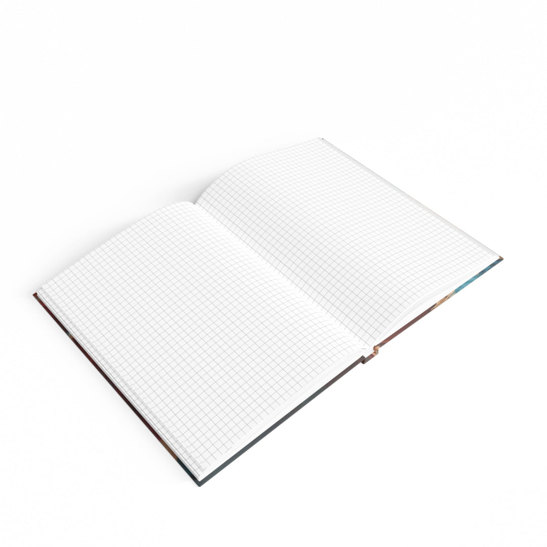 Infinite Heart Canopy - Hard Backed Journal - Paper products - g(0D·IO) - Graph - A5 - White