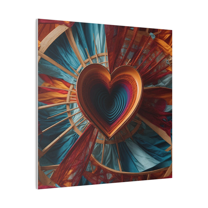 Infinite Heart Canopy - Matte Canvas - Canvas - g(0D·IO) - 32" x 32" (Square) - 0.75'' -