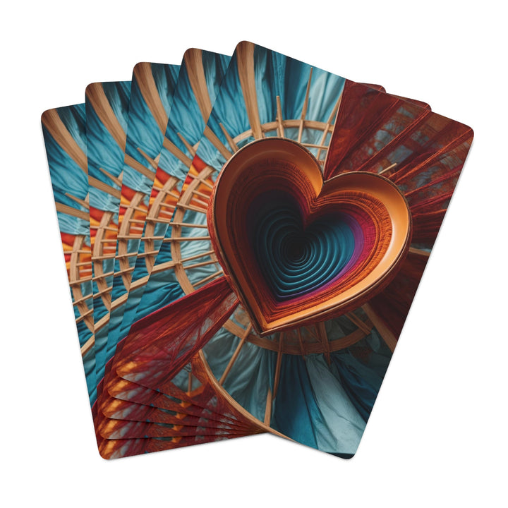 Infinite Heart Canopy - Poker Cards - Paper products - g(0D·IO) - 2.47" x 3.47" - White - Semi Glossy