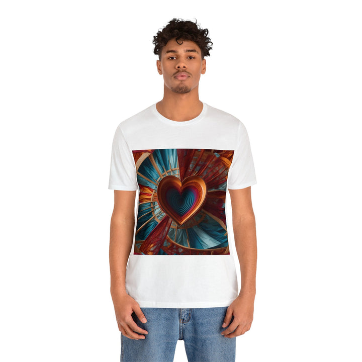 Infinite Heart Canopy - Unisex Jersey Short Sleeve Tee - T-Shirt - g(0D·IO) - Black - S -