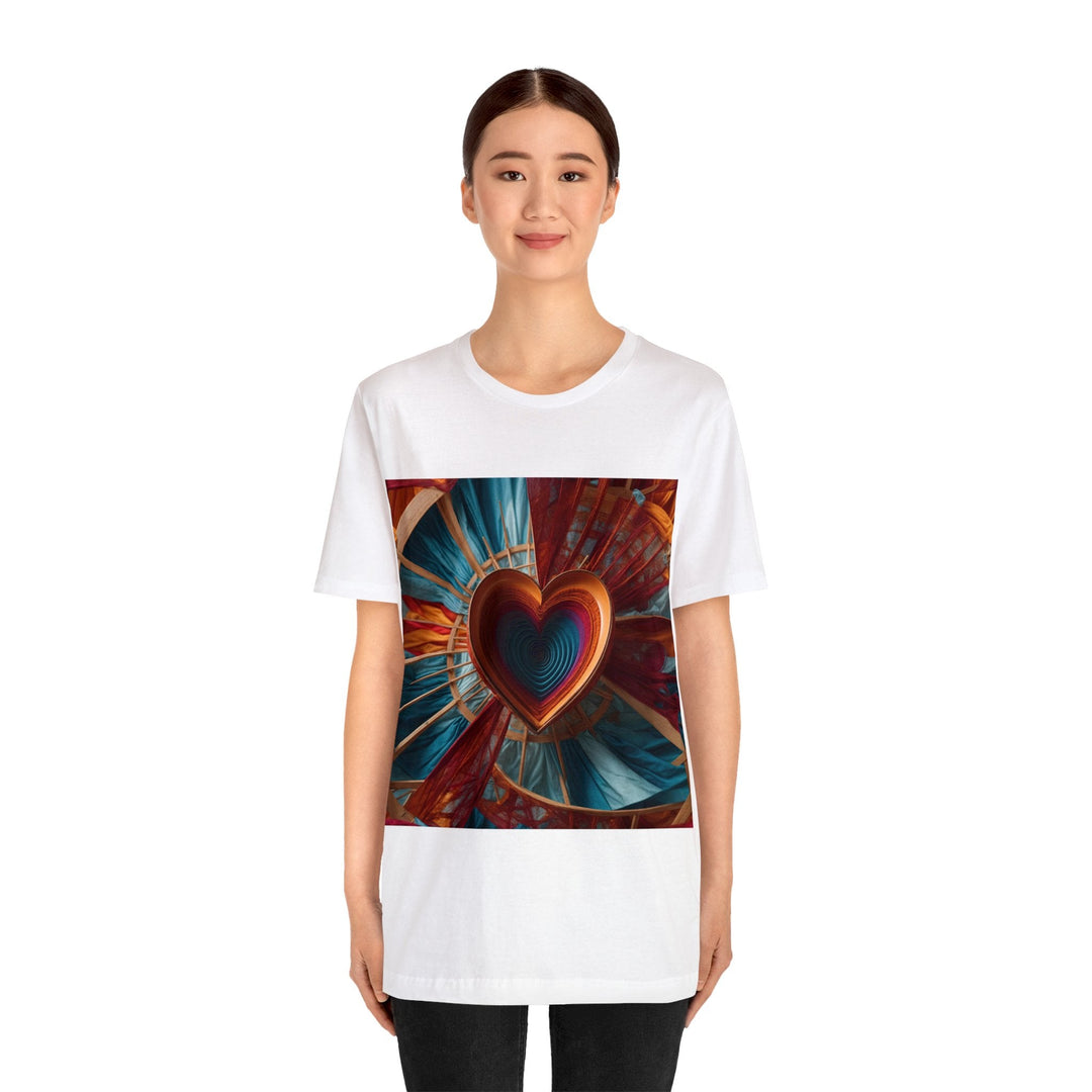 Infinite Heart Canopy - Unisex Jersey Short Sleeve Tee - T-Shirt - g(0D·IO) - Black - S -