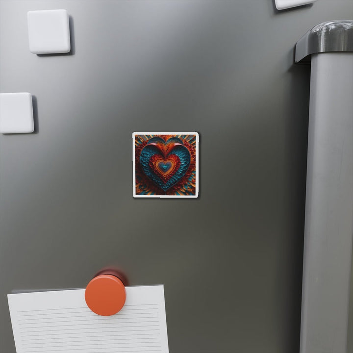 Infinite Layered Heart - Die-cut Magnet - Home Decor - g(0D·IO) - 6 × 6" - Die-Cut - 1 pc