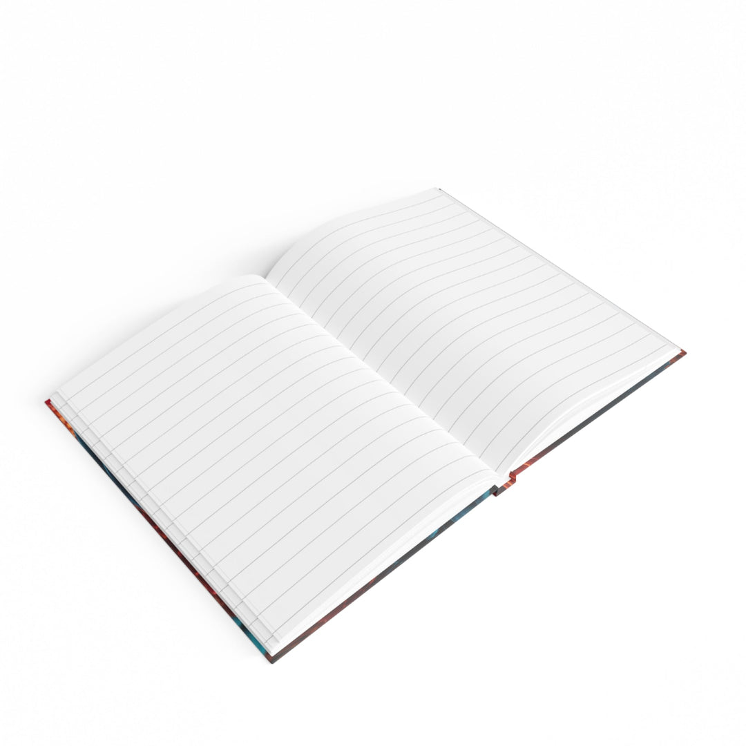 Infinite Layered Heart - Hard Backed Journal - Paper products - g(0D·IO) - Graph - A5 - White