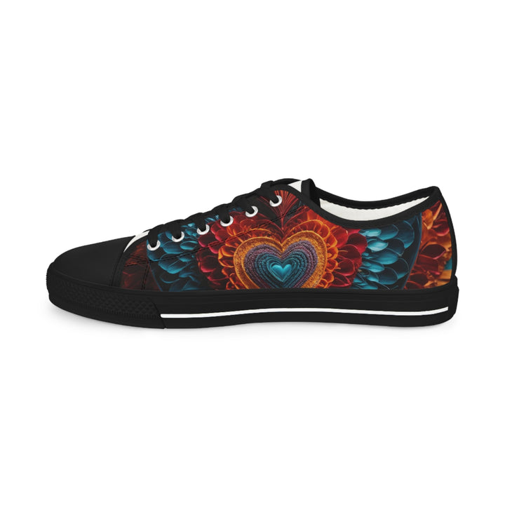 Infinite Layered Heart - Men's Lowtop Sneakers - Shoes - g(0D·IO) - US 5 - Black sole -