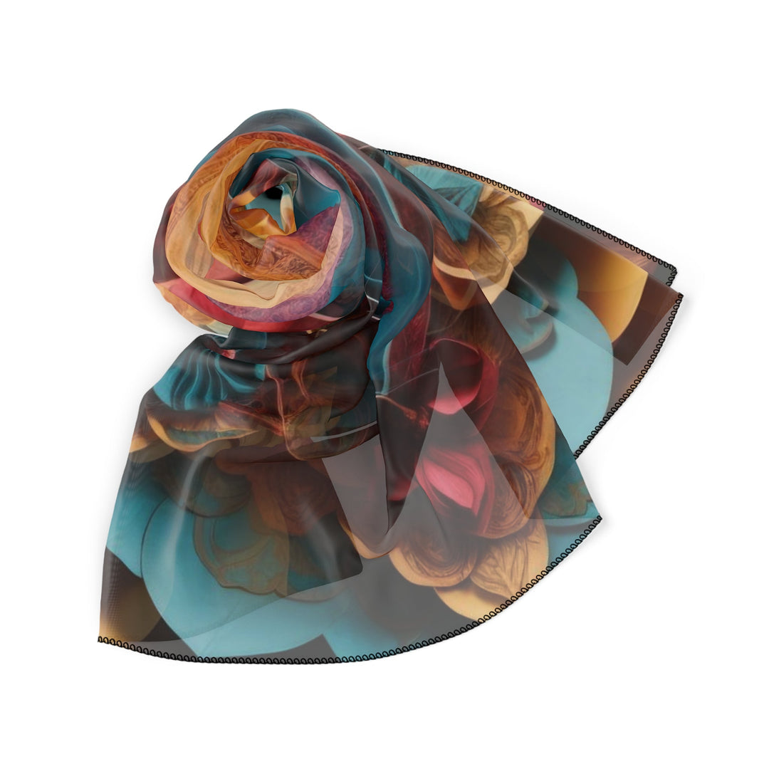 Infinite Layered Heart - Poly Scarf - Accessories - g(0D·IO) - Poly chiffon - 50" × 50" -