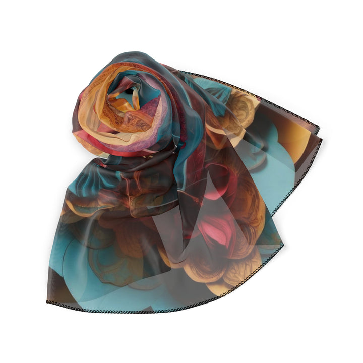 Infinite Layered Heart - Poly Scarf - Accessories - g(0D·IO) - Poly chiffon - 50" × 50" -