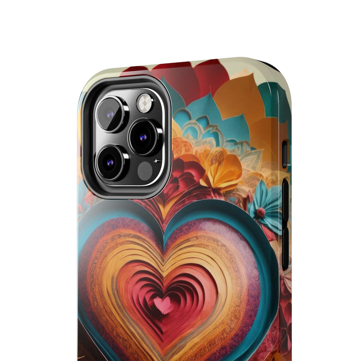 Infinite Layered Heart - Tough Phone Case - Phone Case - g(0D·IO) - iPhone 13 Mini - -