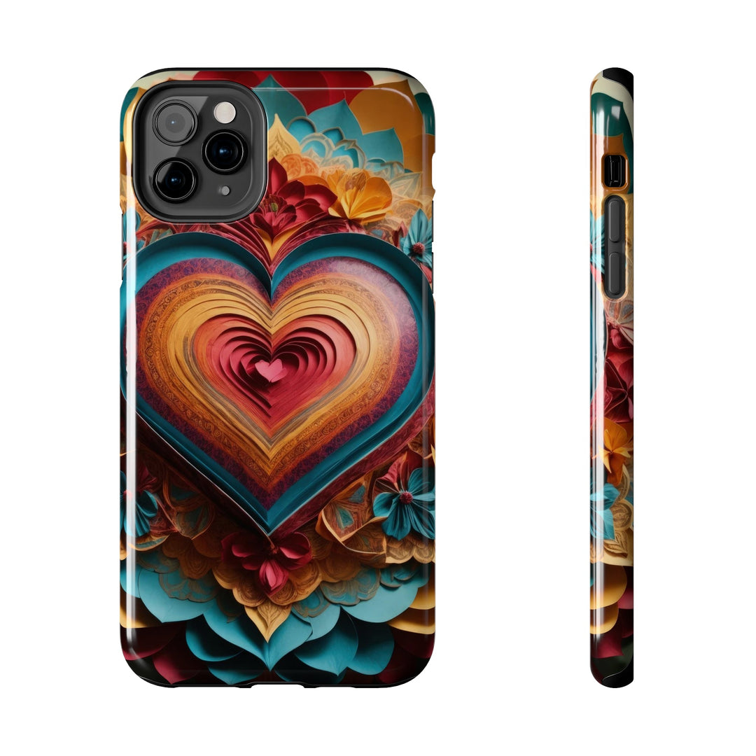 Infinite Layered Heart - Tough Phone Case - Phone Case - g(0D·IO) - iPhone 11 Pro Max - -