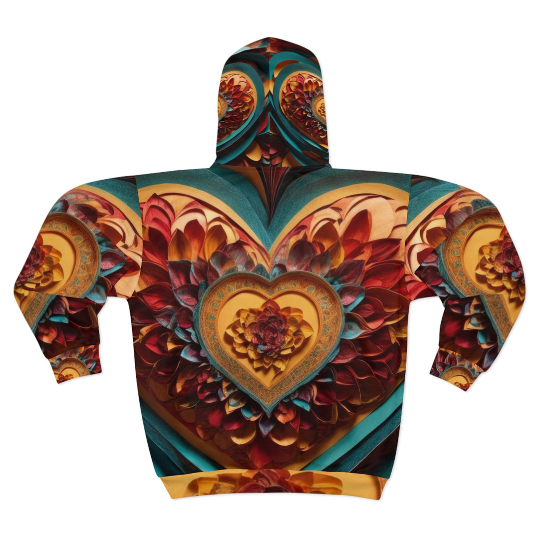 Infinite Layered Heart - Unisex Zip Hoodie - All Over Prints - g(0D·IO) - XS - -