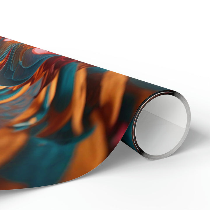 Infinite Layered Heart - Wrapping Paper - Home Decor - g(0D·IO) - 30'' x 72'' - Matte -