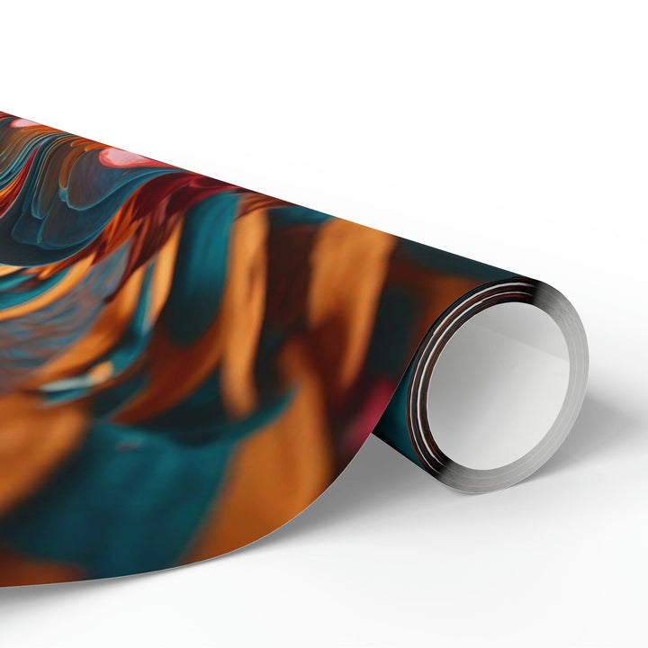 Infinite Layered Heart - Wrapping Paper - Home Decor - g(0D·IO) - 30'' x 72'' - Matte -