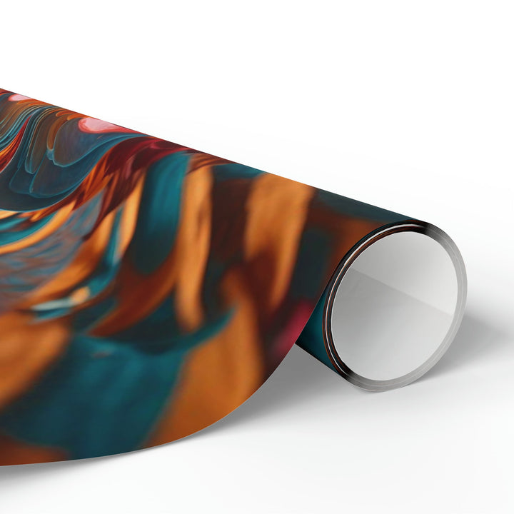Infinite Layered Heart - Wrapping Paper - Home Decor - g(0D·IO) - 30'' x 72'' - Matte -