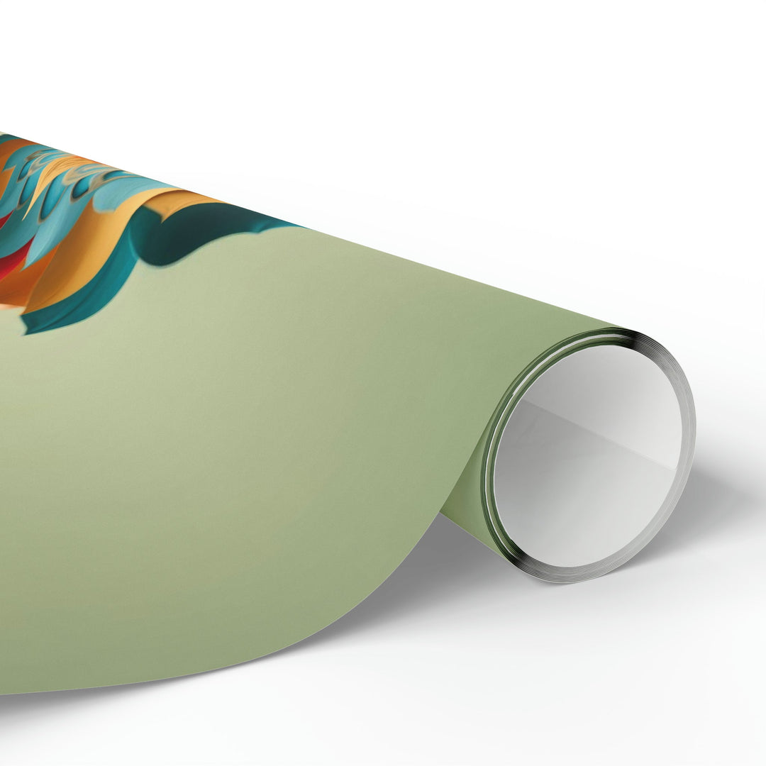 Infinite Layered Heart - Wrapping Paper - Home Decor - g(0D·IO) - 30'' x 72'' - Matte -