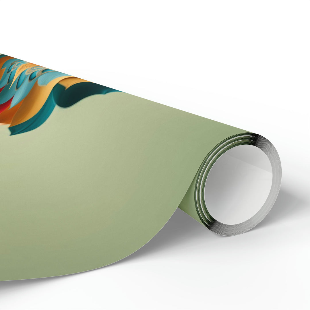 Infinite Layered Heart - Wrapping Paper - Home Decor - g(0D·IO) - 30'' x 72'' - Matte -