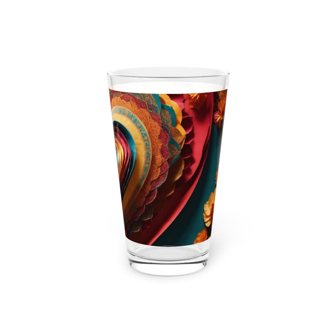 Infinite Layered Hearts - Pint Glass - Mug - g(0D·IO) - 16oz - -