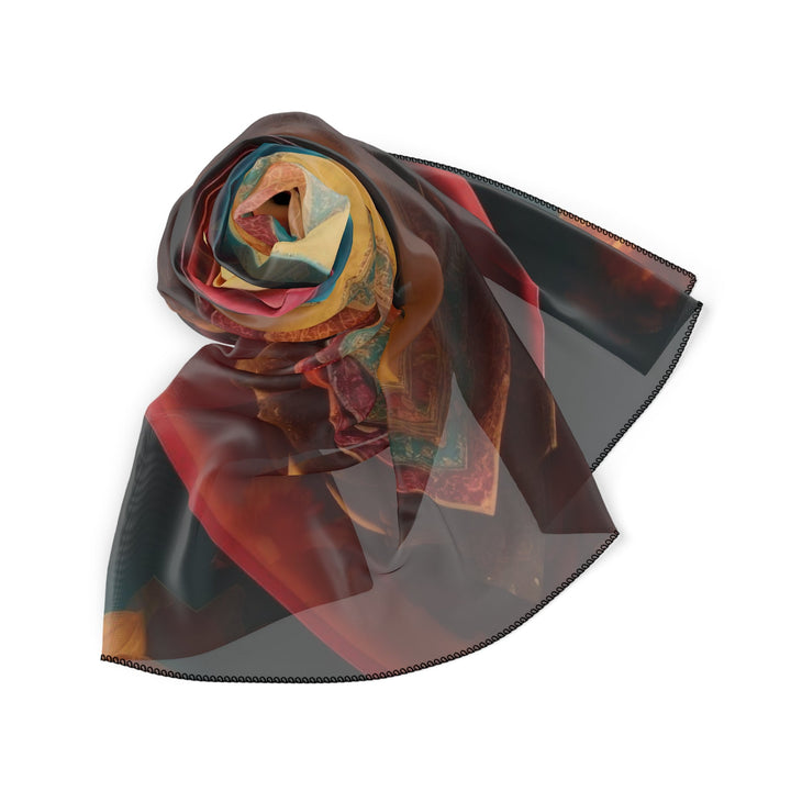 Infinite Layered Hearts - Poly Scarf - Accessories - g(0D·IO) - Poly chiffon - 50" × 50" -