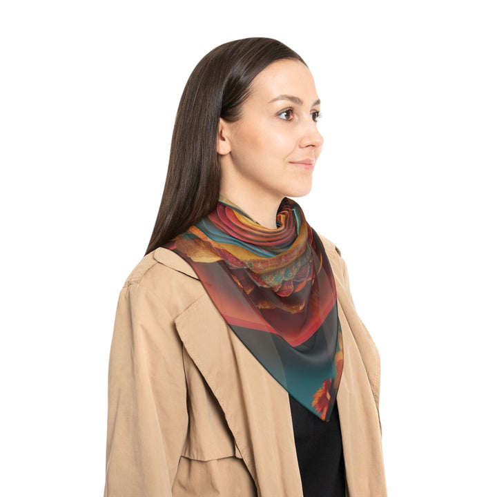 Infinite Layered Hearts - Poly Scarf - Accessories - g(0D·IO) - Poly chiffon - 50" × 50" -