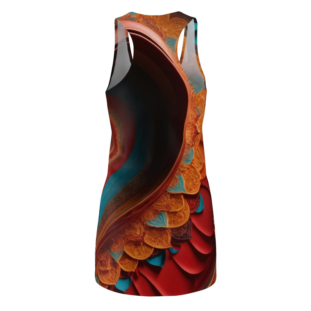 Infinite Layered Hearts - Racerback Dress - All Over Prints - g(0D·IO) - XS - -