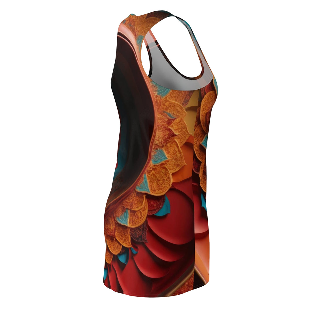 Infinite Layered Hearts - Racerback Dress - All Over Prints - g(0D·IO) - XS - -