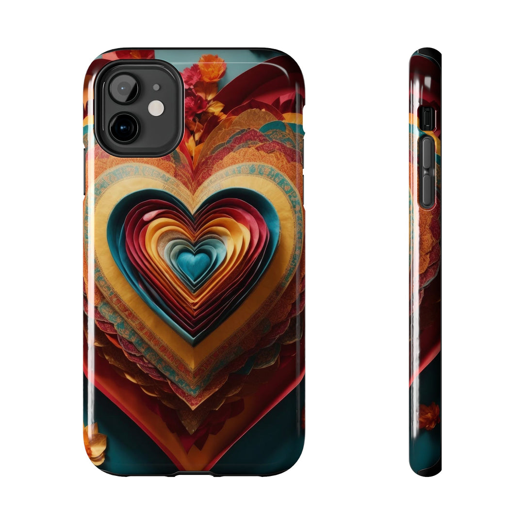 Infinite Layered Hearts - Tough Phone Case - Phone Case - g(0D·IO) - iPhone 11 - -