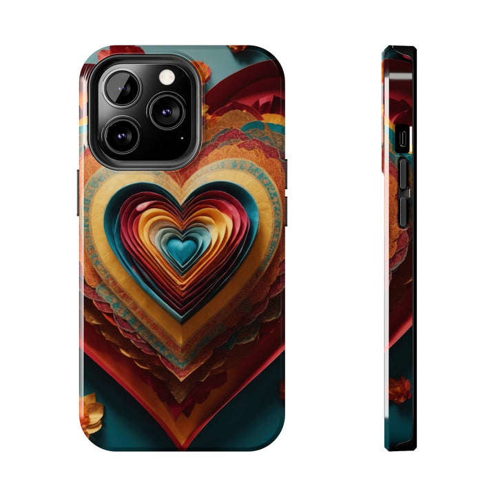 Infinite Layered Hearts - Tough Phone Case - Phone Case - g(0D·IO) - iPhone 13 Pro - -