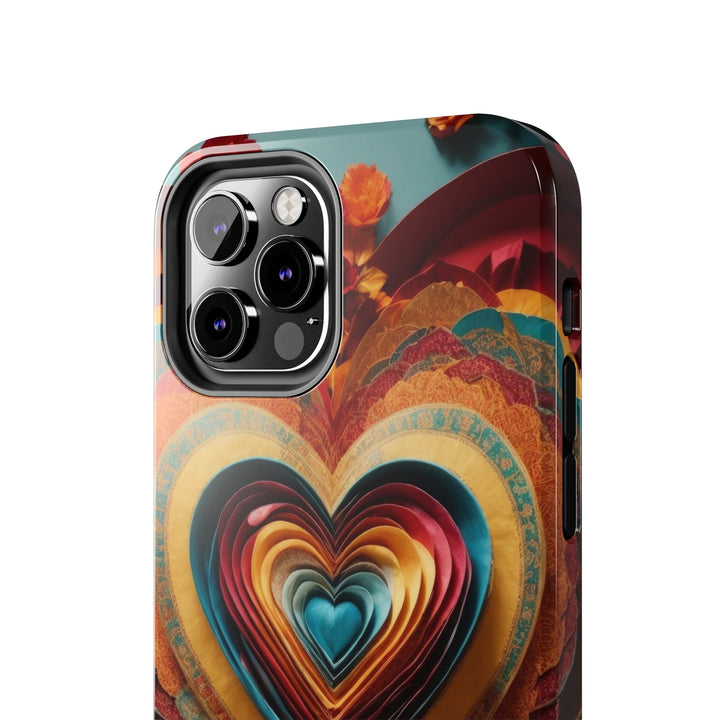 Infinite Layered Hearts - Tough Phone Case - Phone Case - g(0D·IO) - iPhone 13 Mini - -