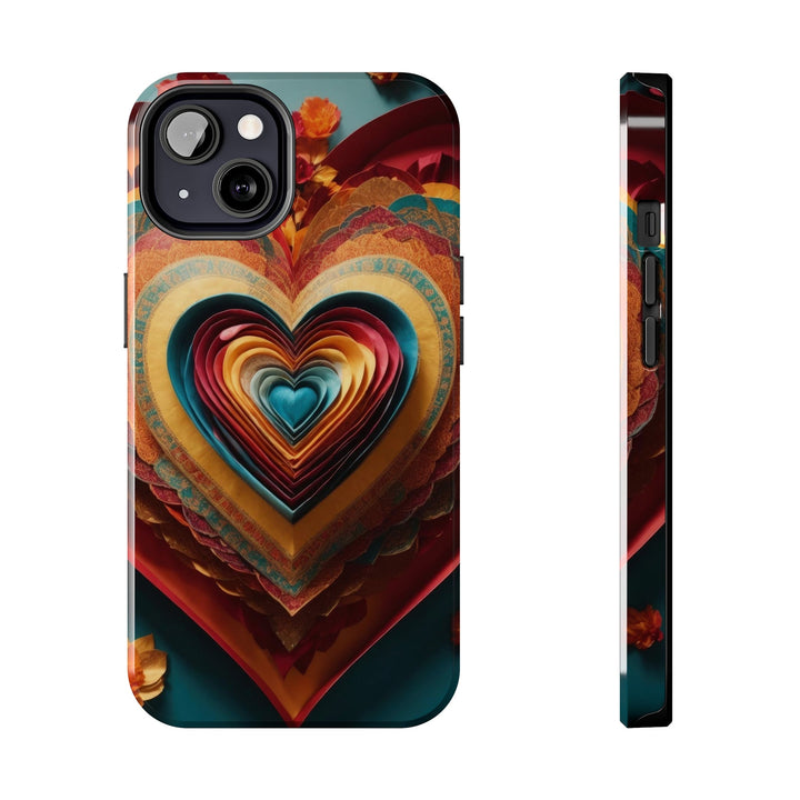 Infinite Layered Hearts - Tough Phone Case - Phone Case - g(0D·IO) - iPhone 13 - -