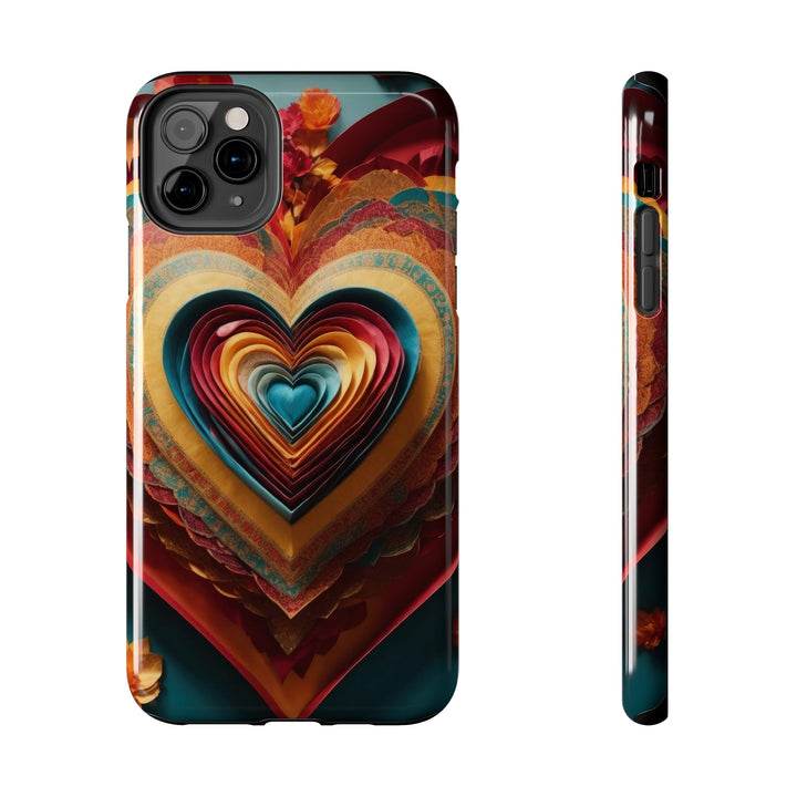 Infinite Layered Hearts - Tough Phone Case - Phone Case - g(0D·IO) - iPhone 11 Pro Max - -