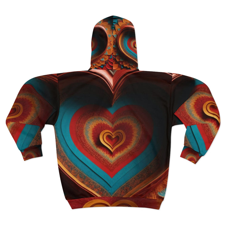 Infinite Layered Hearts - Unisex Zip Hoodie - All Over Prints - g(0D·IO) - XS - -