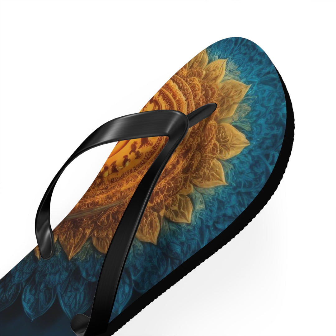 Infinite Layered Love - Flip Flops - Shoes - g(0D·IO) - XL - Black sole -