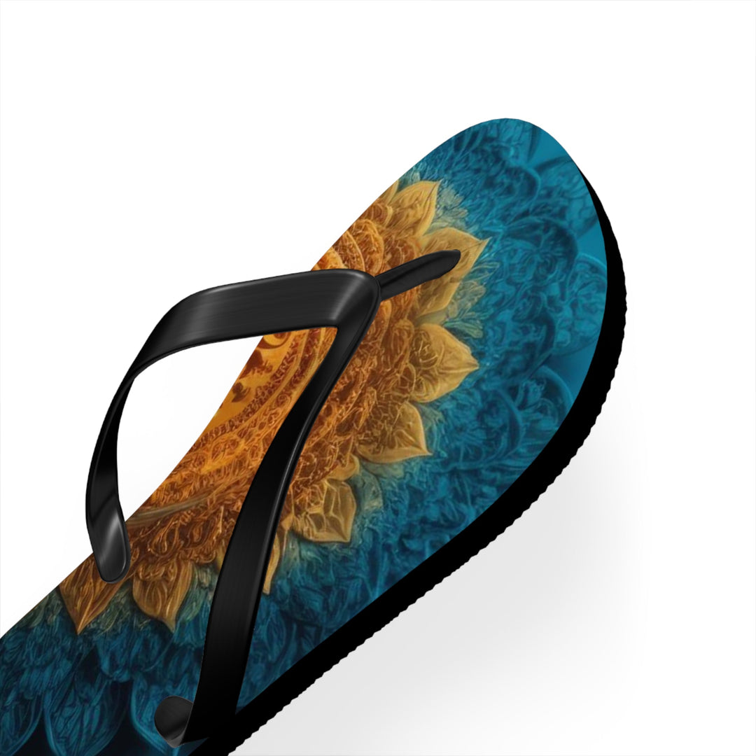 Infinite Layered Love - Flip Flops - Shoes - g(0D·IO) - XL - Black sole -