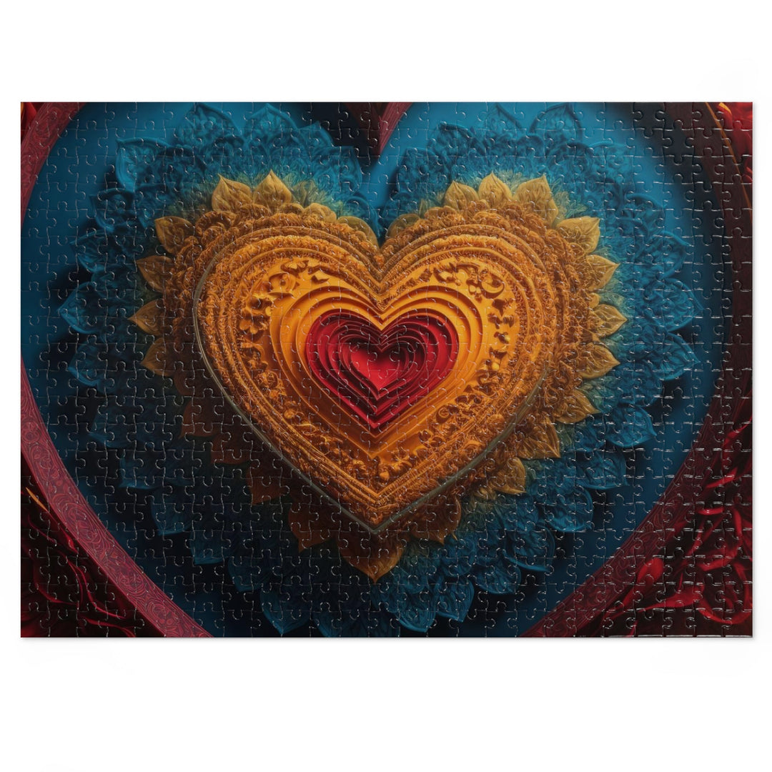 Infinite Layered Love - Jigsaw Puzzle (100, 252, 500, 1000 pieces) - Puzzle - g(0D·IO) - 20.5" × 15" (500 pcs) - -