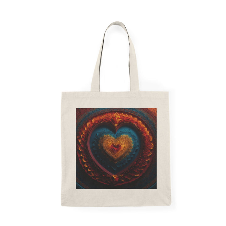 Infinite Layered Love - Natural Tote Bag - Bags - g(0D·IO) - 15" x 16" - Natural -