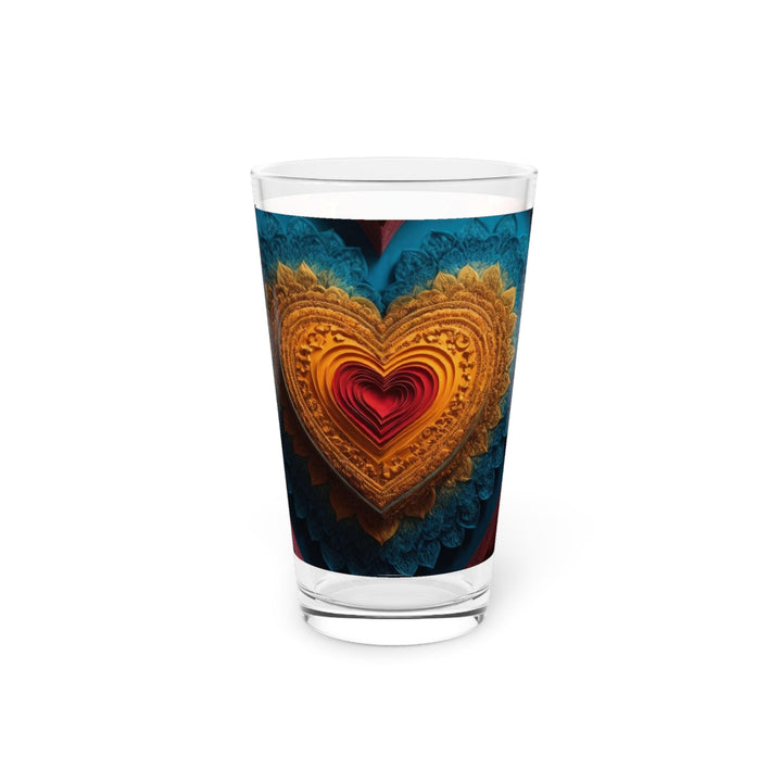 Infinite Layered Love - Pint Glass - Mug - g(0D·IO) - 16oz - -