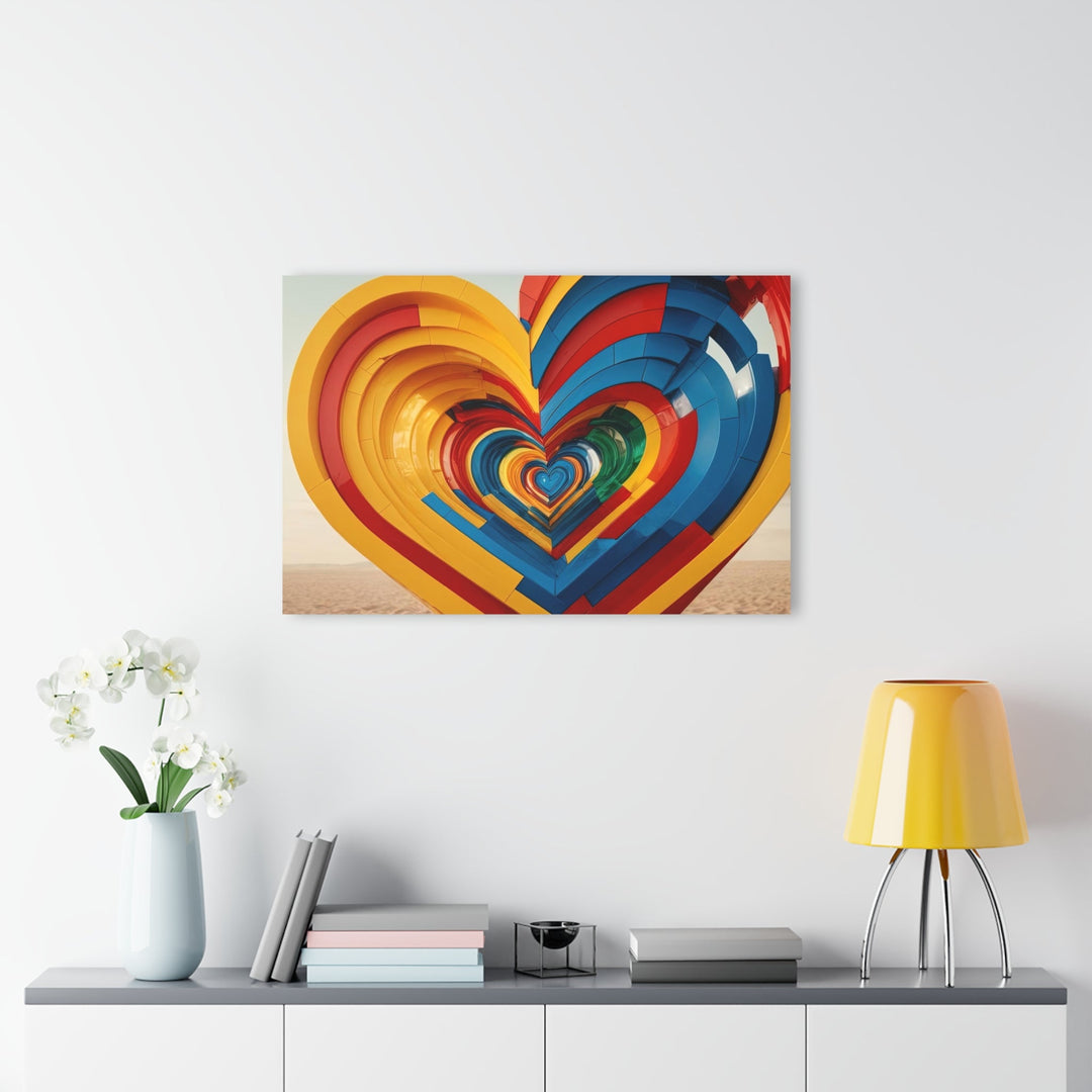 Infinite LEGO Love - Acrylic Prints (French Cleat Hanging) - Home Decor - g(0D·IO) - 24" x 36" (Vertical) - 0.25'' -
