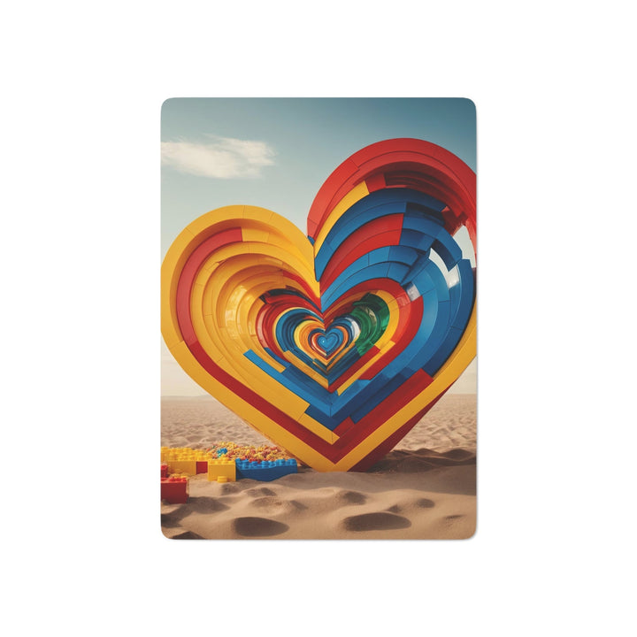 Infinite LEGO Love - Poker Cards - Paper products - g(0D·IO) - 2.47" x 3.47" - White - Semi Glossy