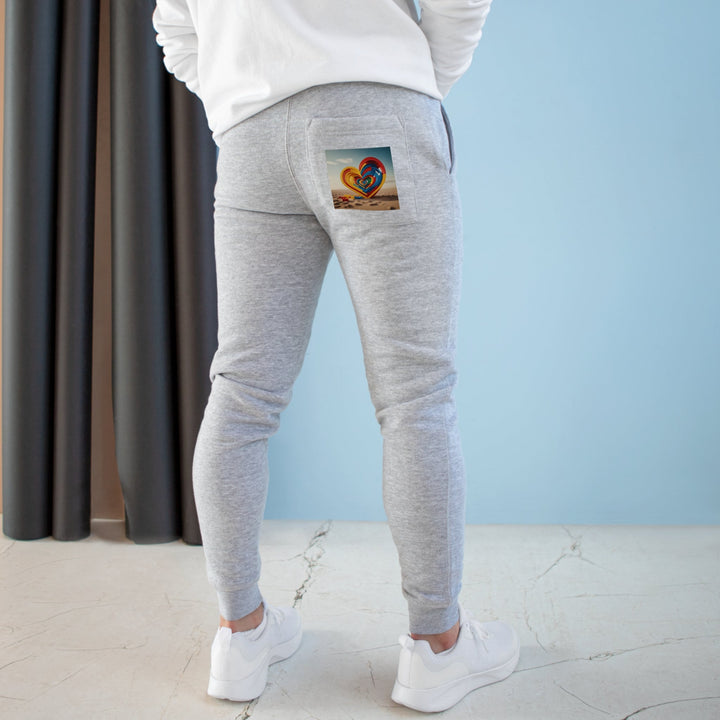 Infinite LEGO Love - Premium Fleece Joggers - Trousers - g(0D·IO) - Heather Grey - M -