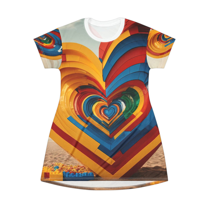 Infinite LEGO Love - T-Shirt Dress - All Over Prints - g(0D·IO) - XS - -