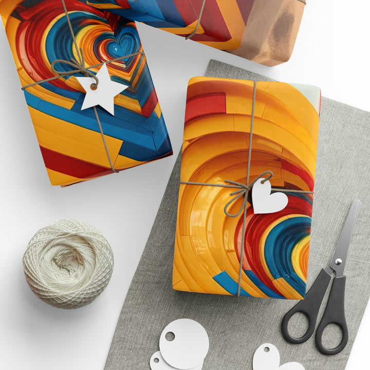 Infinite LEGO Love - Wrapping Paper - Home Decor - g(0D·IO) - 30'' x 72'' - Matte -