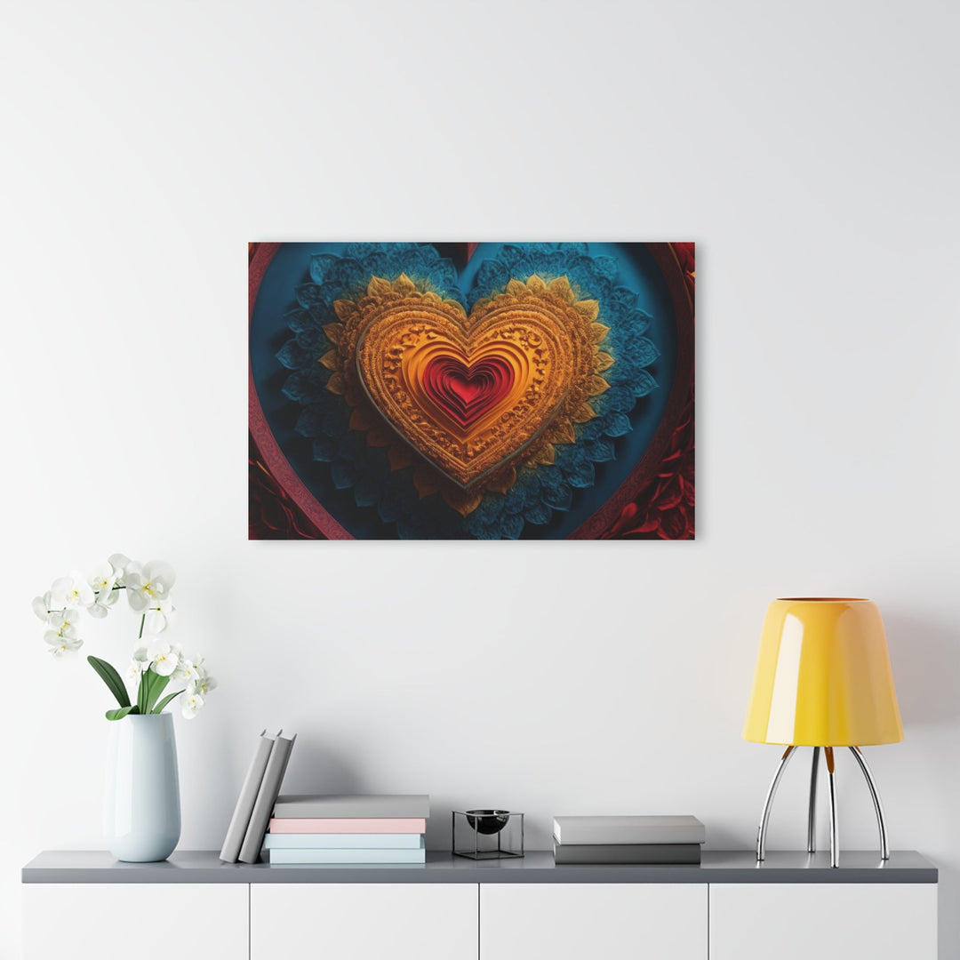Infinite Love Mandala - Acrylic Prints (French Cleat Hanging) - Home Decor - g(0D·IO) - 24" x 36" (Vertical) - 0.25'' -