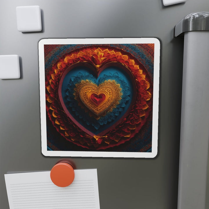 Infinite Love Mandala - Die-cut Magnet - Home Decor - g(0D·IO) - 6 × 6" - Die-Cut - 1 pc