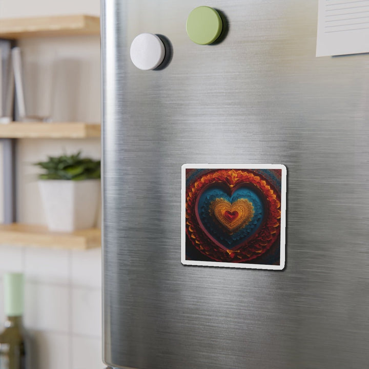 Infinite Love Mandala - Die-cut Magnet - Home Decor - g(0D·IO) - 6 × 6" - Die-Cut - 1 pc