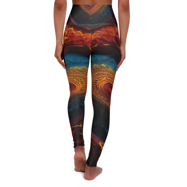 Infinite Love Mandala - High Waisted AOP Yoga Leggings - All Over Prints - g(0D·IO) - XS - -