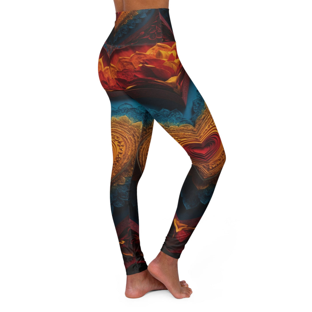 Infinite Love Mandala - High Waisted AOP Yoga Leggings - All Over Prints - g(0D·IO) - XS - -