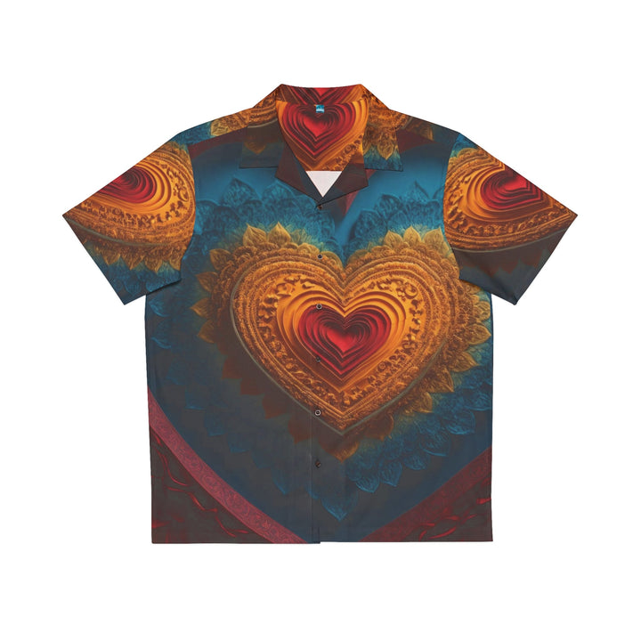 Infinite Love Mandala - Men's Hawaiian Shirt - All Over Prints - g(0D·IO) - S - Black -