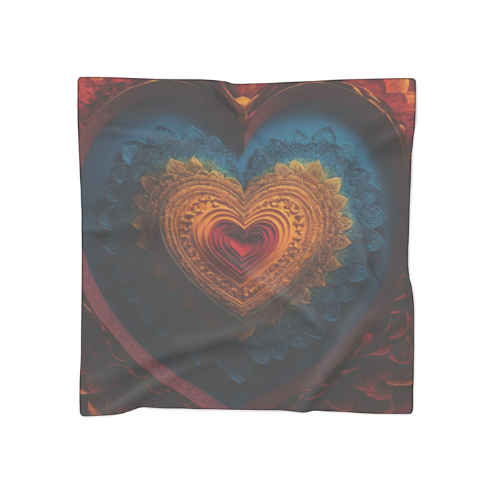 Infinite Love Mandala - Poly Scarf - Accessories - g(0D·IO) - Poly chiffon - 25" × 25" -