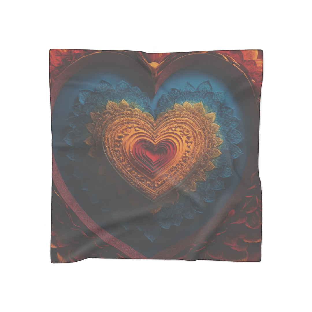 Infinite Love Mandala - Poly Scarf - Accessories - g(0D·IO) - Poly chiffon - 50" × 50" -