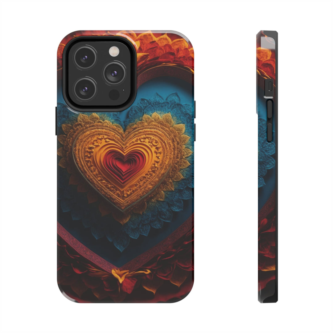 Infinite Love Mandala - Tough Phone Case - Phone Case - g(0D·IO) - iPhone 14 Pro Max - -