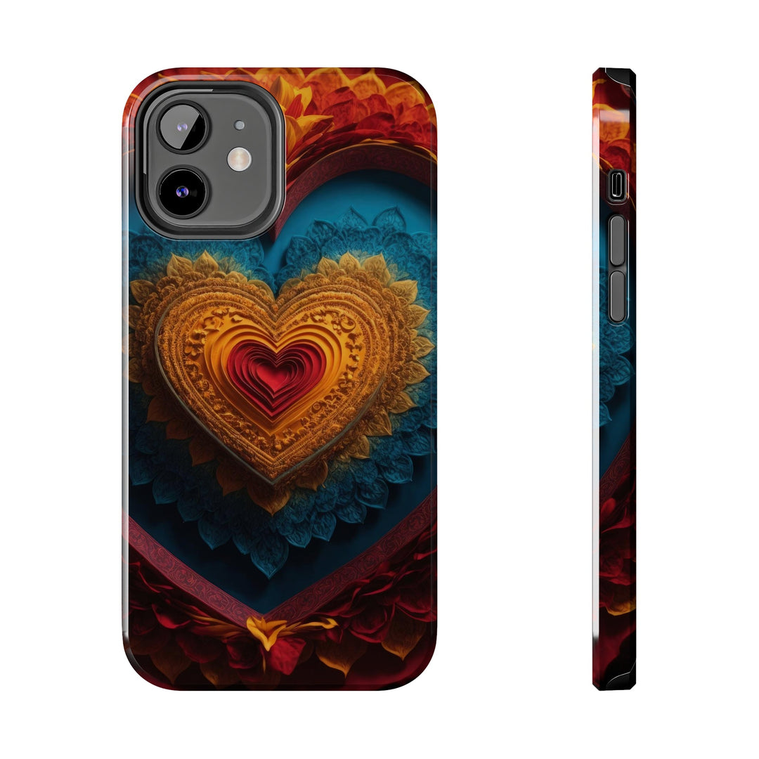 Infinite Love Mandala - Tough Phone Case - Phone Case - g(0D·IO) - iPhone 12 - -